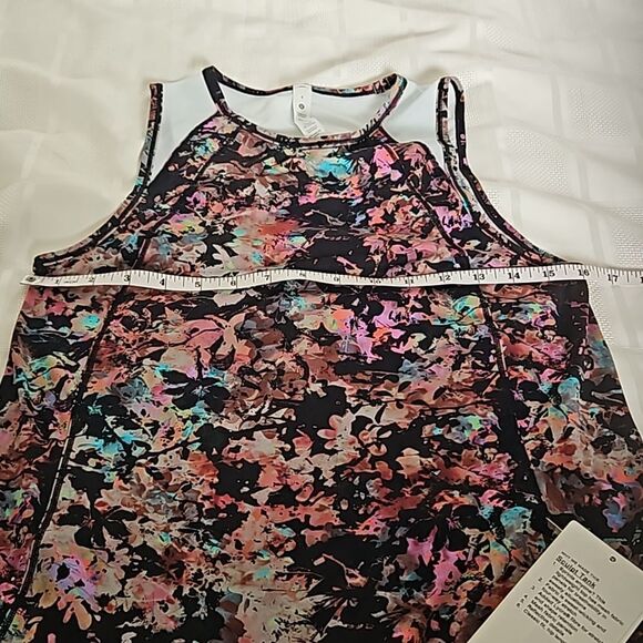 Lululemon Sculpt Tank Top & Trank MR Short 5" Lined Size 4 Black/ Pink - Picture 7 of 16